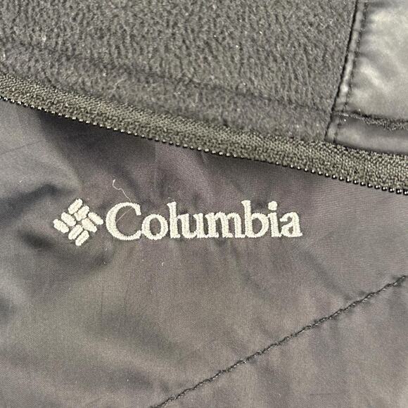 Columbia Women's Black Puffer Fleece Lined Vest Insulated Full Zip Size 3x - Picture 3 of 7